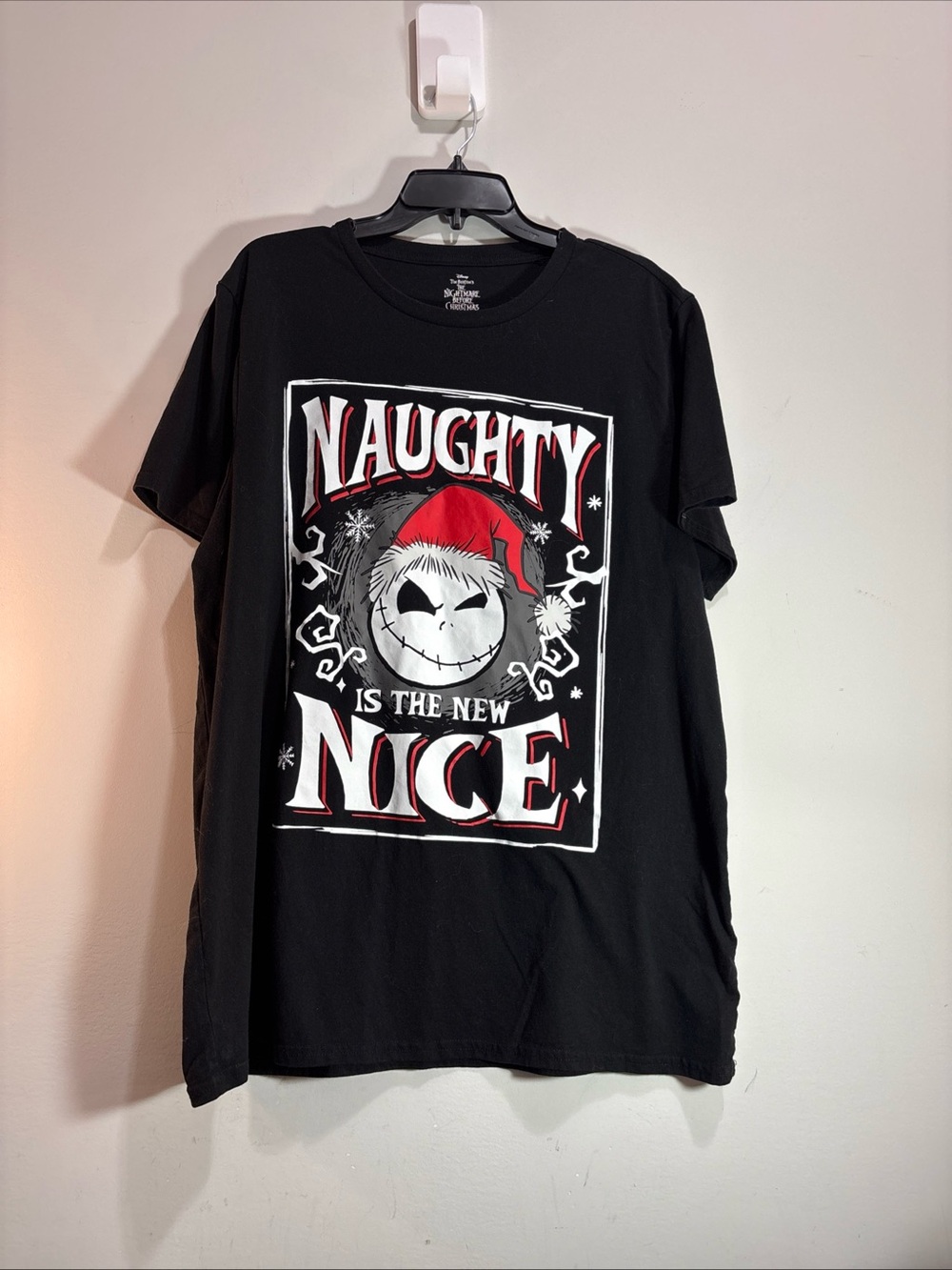 Disney nightmare Before Christmas Naughty Is The New Nice' Graphic Tee -  1465